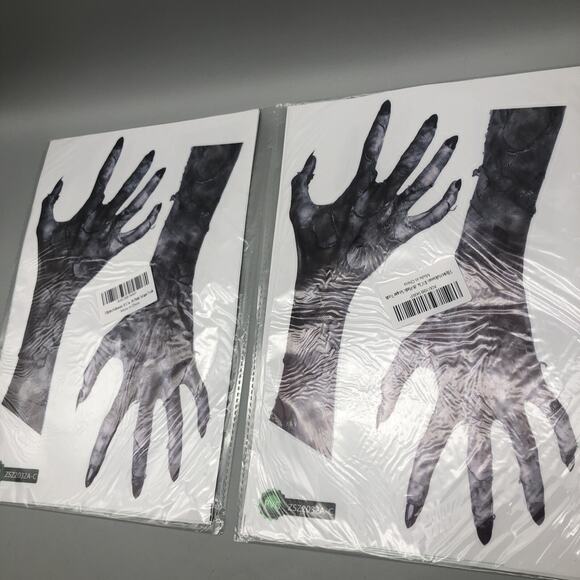 5 Styles Halloween 3D Claw Decoration Wall Stickers for Window Decor w/Scrapers - Picture 5 of 13